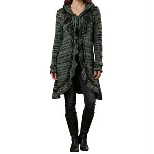 Gray Women's CARDIGAN SZ- XL 5% WOOL